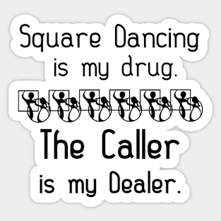 Caller Dealer BLK Sticker